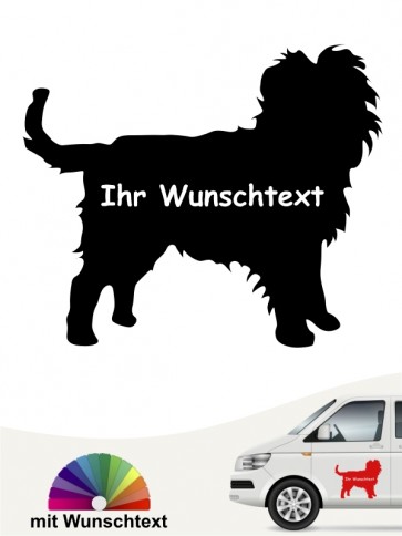 Hunde-Autoaufkleber Affenpinscher 3 von Anfalas.de
