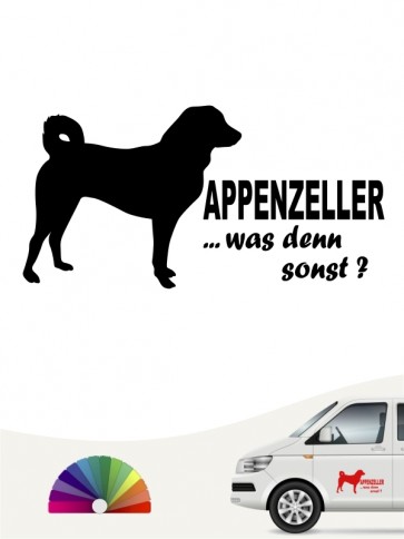 Appenzeller Sennenhund was denn sonst Sticker anfalas.de