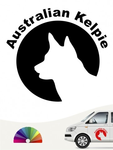 Australian Kelpie Autoaufkleber von anfalas.de