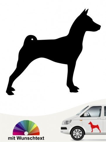 Hund Basenji Auto Aufkleber Basenji Aufkleber Hund Aufkleber
