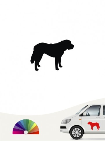Hunde-Autoaufkleber Bernhardiner 1 Mini von Anfalas.de