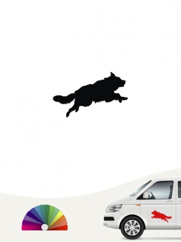 Hunde-Autoaufkleber Border Collie 1b Mini von Anfalas.de