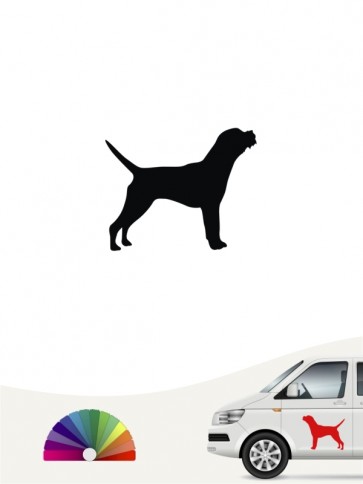Hunde-Autoaufkleber Border Terrier 1 Mini von Anfalas.de