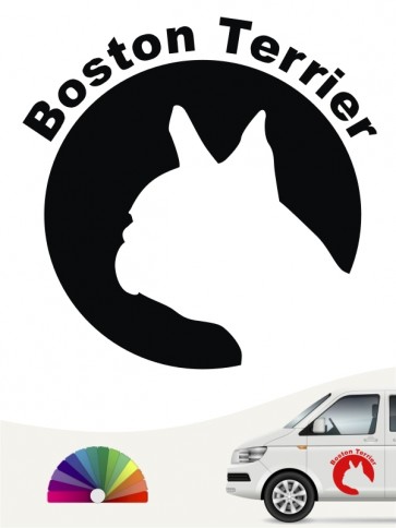Boston Terrier Aufkleber von anfalas.de
