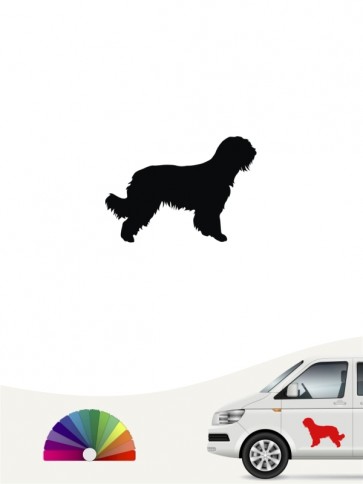 Hunde-Autoaufkleber Briard 1 Mini von Anfalas.de