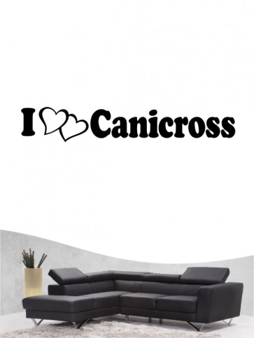 Canicross 7  - Wandtattoo
