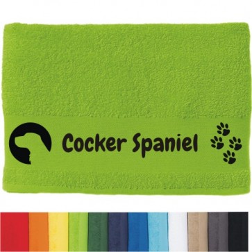 DOG - Handtuch "Cocker Spaniel" von anfalas.de