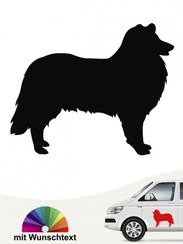 Hunde-Autoaufkleber Collie 1 von Anfalas.de