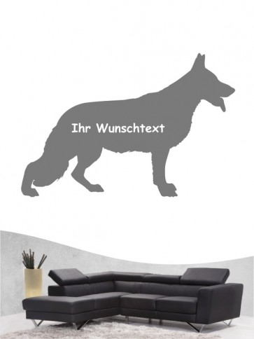 Deutscher Schäferhund 3 - Wandtattoo