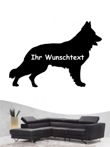 Deutscher Schäferhund 3a - Wandtattoo
