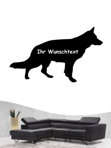 Deutscher Schäferhund 3b - Wandtattoo