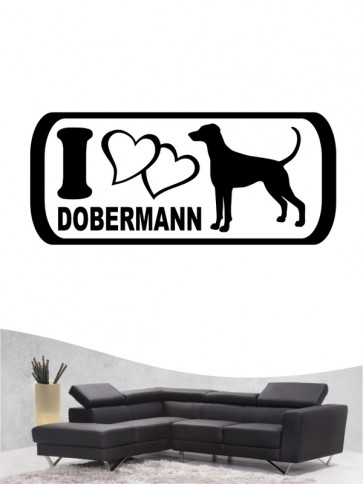 Dobermann 6 - Wandtattoo