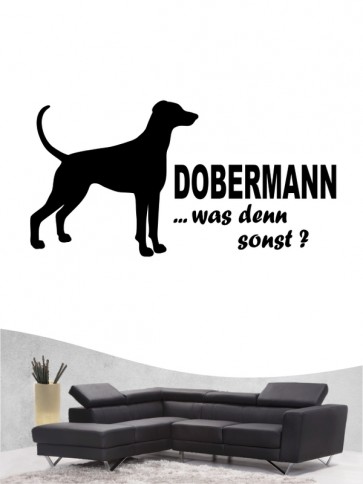 Dobermann 7 - Wandtattoo
