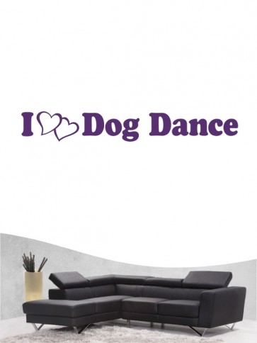 Dog Dancing 1 - Wandtattoo