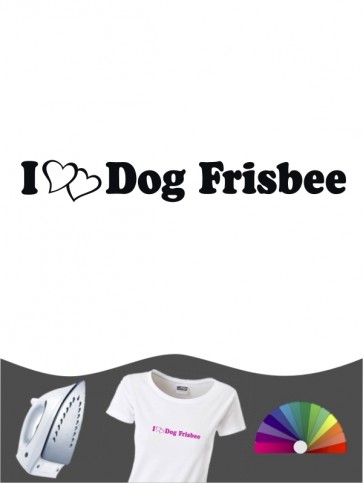 Hunde-Bügelbild Dog Frisbee 1 von Anfalas.de
