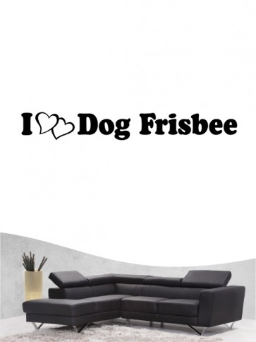 Dog Frisbee 1 - Wandtattoo