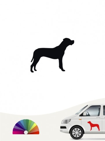 Hunde-Autoaufkleber Dogo Argentino 1 Mini von Anfalas.de