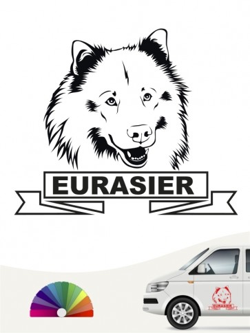 Hunde-Autoaufkleber Eurasier 15 von Anfalas.de