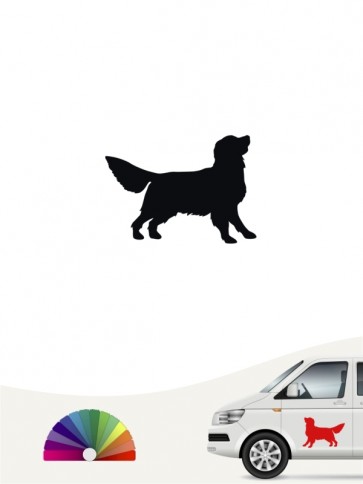 Hunde-Autoaufkleber Golden Retriever 1a Mini von Anfalas.de