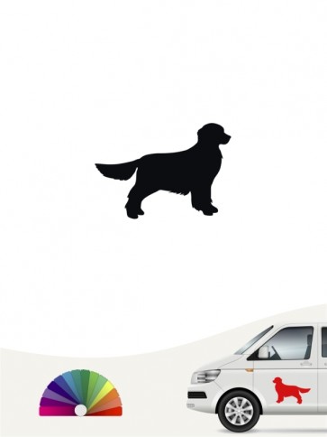 Hunde-Autoaufkleber Golden Retriever 1b Mini von Anfalas.de