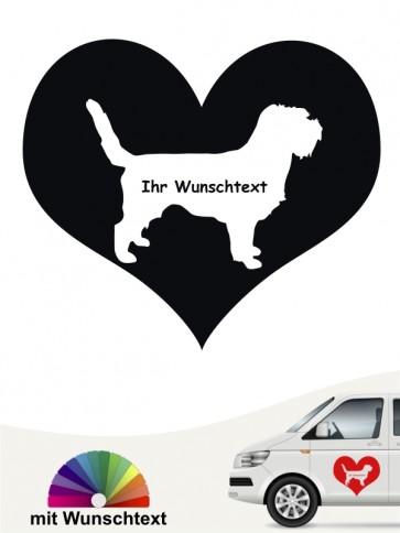 Grand Basset Griffon Hundeaufkleber mit Wunschname anfalas.de