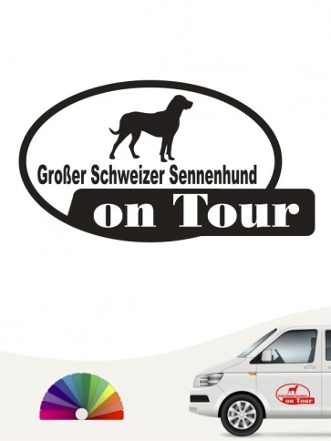 Hunde-Autoaufkleber Großer Schweizer Sennenhund 9 von Anfalas.de