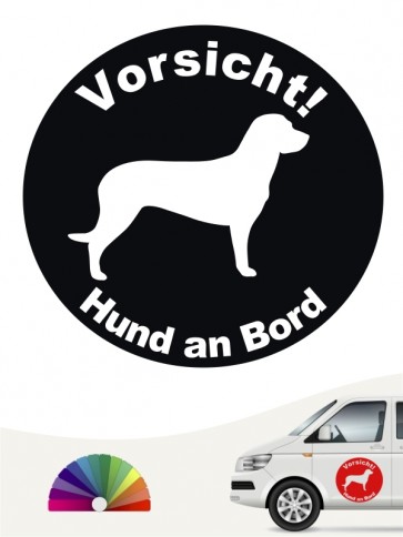 Hannoverscher Schweißhund Aufkleber von anfalas.de