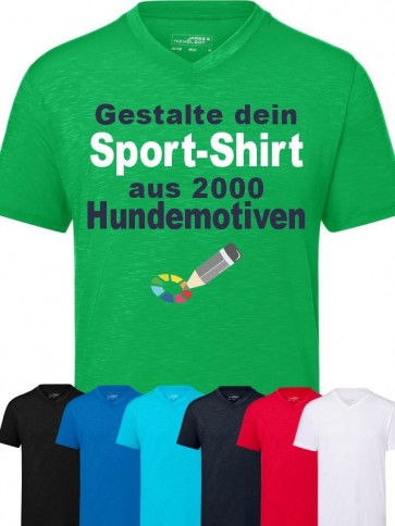 Herren Sport T-Shirt mit Wunschmotiv von anfalas.de