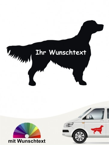 Hunde-Autoaufkleber Irish Red & White Setter 3 von Anfalas.de