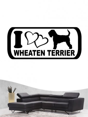 Irish Soft Coated Wheaten Terrier 6 - Wandtattoo