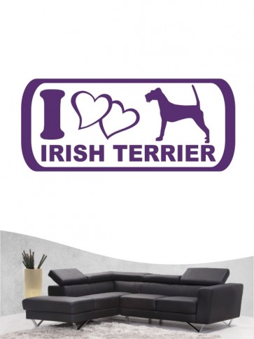 Irish Terrier 6 - Wandtattoo