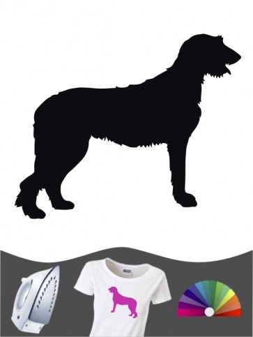Irish Wolfhound 1 - Bügelbild