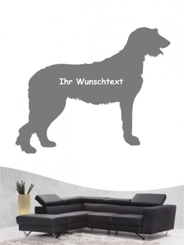 Irish Wolfhound 3 - Wandtattoo