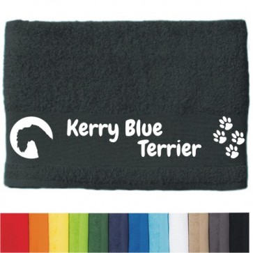 DOG - Handtuch "Kerry Blue Terrier" selbst gestalten | ANFALAS