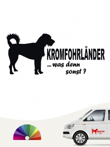 Hunde-Autoaufkleber Kromfohrländer Rauhhaar 7 von Anfalas.de