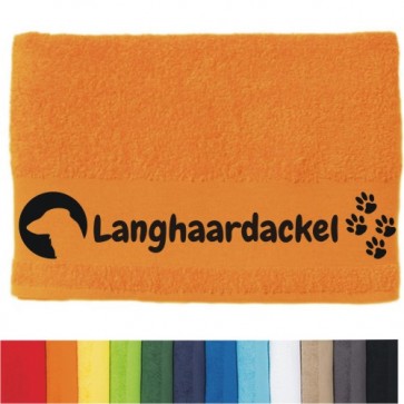 DOG - Handtuch "Langhaardackel" selbst gestalten | ANFALAS