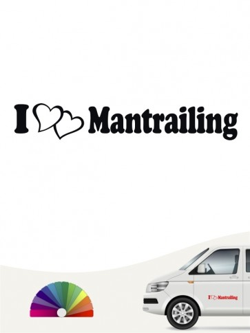 I love Mantrailing Sticker von anfalas.de