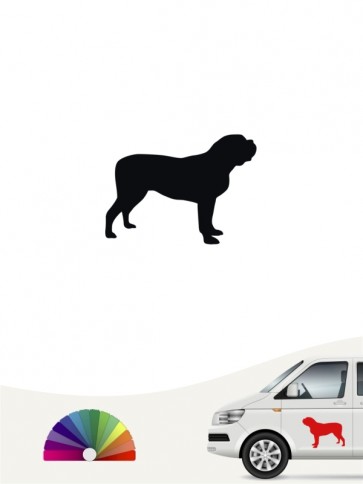 Hunde-Autoaufkleber Mastiff 1 Mini von Anfalas.de