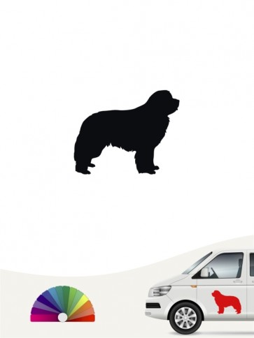 Hunde-Autoaufkleber Neufundländer 1 Mini von Anfalas.de