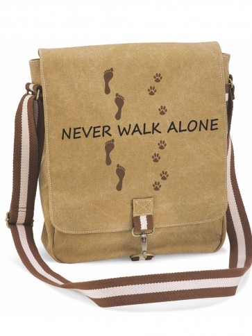 Canvas-Tasche "Never walk alone" von anfalas.de
