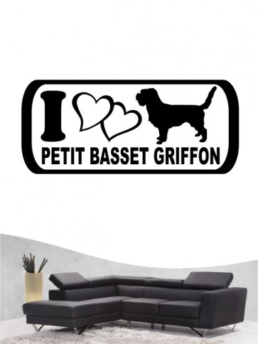 Petit Basset Griffon 6 - Wandtattoo