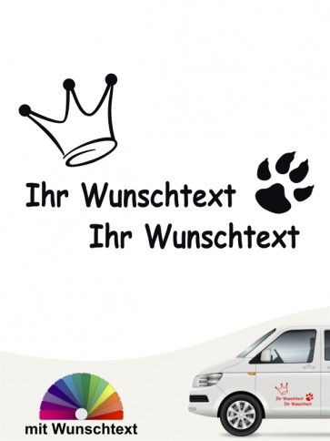 Hunde-Autoaufkleber Pfoten 18 von Anfalas.de