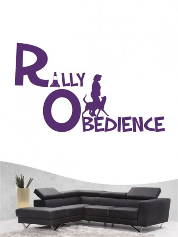 Rally Obedience 20a - Wandtattoo
