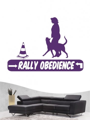 Rally Obedience 5 - Wandtattoo
