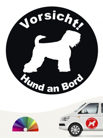 Schwarzer Terrier Aufkleber von anfalas.de