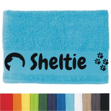 DOG - Handtuch "Sheltie" selbst gestalten | ANFALAS
