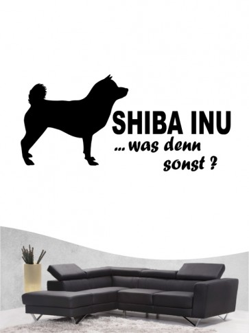 Shiba Inu 7 - Wandtattoo