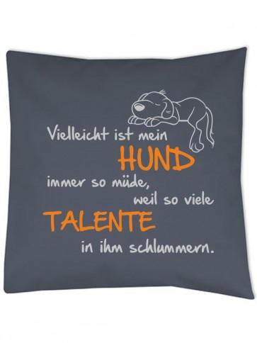 Kissenbezug "Talente" von anfalas.de