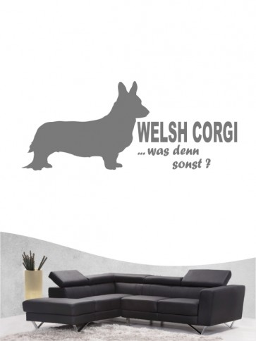 Welsh Corgi 7 - Wandtattoo