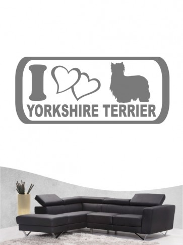 Yorkshire Terrier 6 - Wandtattoo